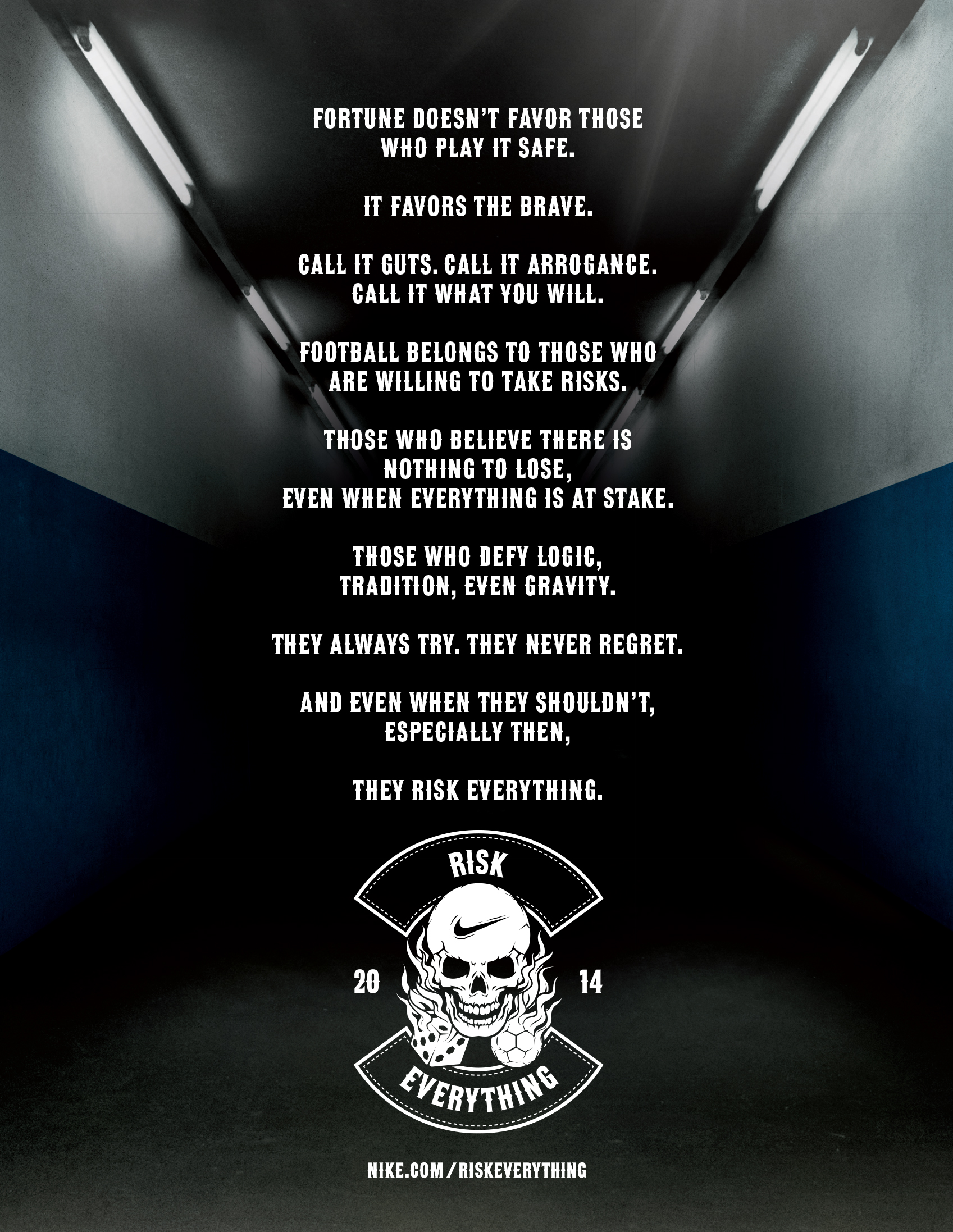 Men In The Arena Nike campaign visual